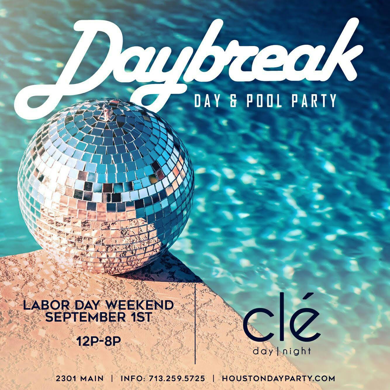 DAYBREAK™ EASTER WKND/ SaturDAY Dayparty / Clé