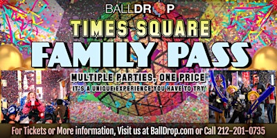 Image principale de Times Square New Year's Eve Family Party Pass (All Ages)
