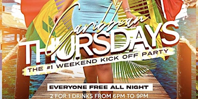 Image principale de Free Drinks Caribbean Thursdays At Katra NYC !!