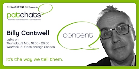 PatChats - Billy Cantwell talks on Content primary image