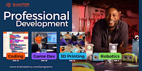 BrainSTEM 3D Printing Professional Development for Educators primary image