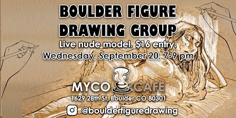 Live Nude Figure Drawing Session at Myco Cafe 9/20 primary image