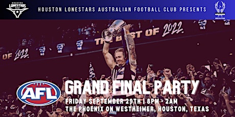 2023 AFL Grand Final Watch Party - Live - Houston primary image
