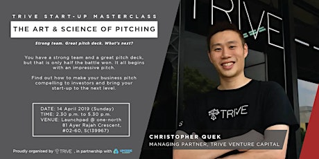 TRIVE Masterclass - The Art & Science of Pitching primary image