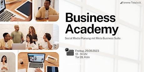 Hauptbild für Femme Total Business Academy - Social Media Planung