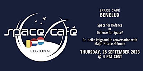 Imagem principal do evento Space Café BeNeLux by Dr Heike Poignand