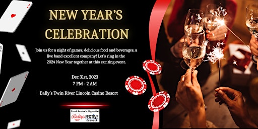 Image principale de 2024 New Years Eve  at Bally's Twin River Lincoln Casino Resort