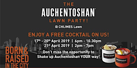 The Auchentoshan Lawn Party! [FREE Cocktail Redemption] primary image