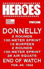 TPD FIT Hero Workout:  Donnelly primary image