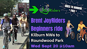 JoyRiders Beginners Ride: Kilburn NW6 to Roundwood Park primary image