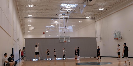 Sunday organized basketball full court run