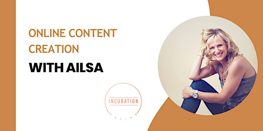 Imagem principal do evento Online Content Creation with Ailsa