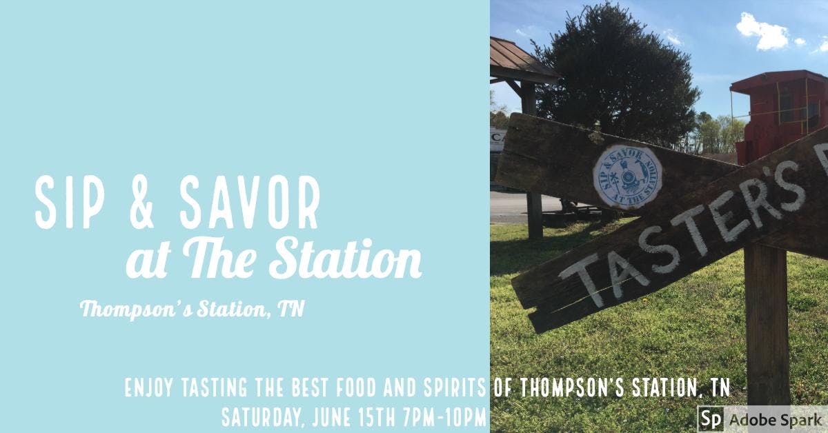 Sip and Savor at the Station