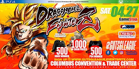 $1000 Dragon Ball FighterZ PS4 & XBOX Tournament primary image
