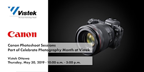 Canon Photoshoot Sessions - Celebrate Photography at Vistek Ottawa primary image