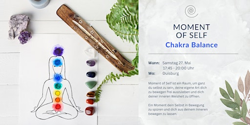 Moment of Self - intuitives Chakra-Balancing in Bewegung/ Duisburg primary image