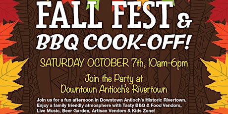 Fall Festival and BBQ Cook-Off primary image