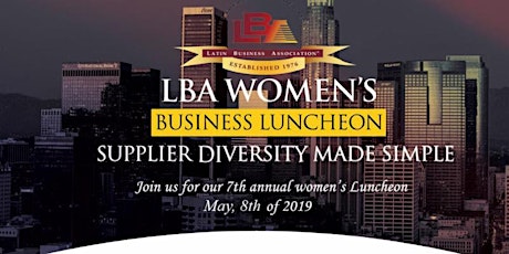 Primaire afbeelding van LBA Women's Business Luncheon 