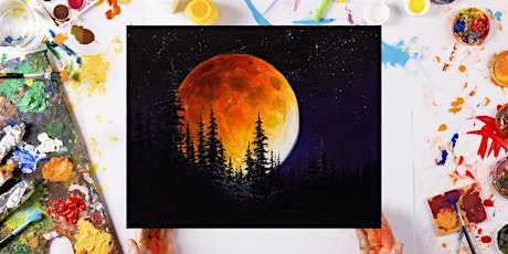 On the Easel - Paint & Sip "Harvest Moon" primary image