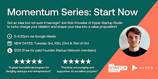 Momentum Series: Start Now - October primary image