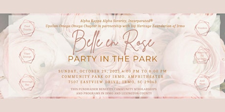 Belle en Rose: Party in the Park primary image