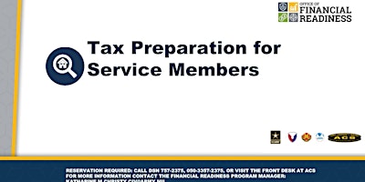 Imagem principal do evento FRP: Tax Preparation