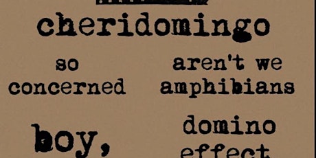 Cheridomingo/So Concerned/Boy Comma/Aren’t We Amphibians/Domino Effect primary image