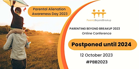Primaire afbeelding van Parenting Beyond Breakup - A Factual Voice  Postponed until 2024