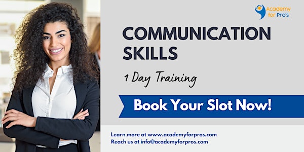 Communication Skills 1 Day Training in New Jersey, NJ