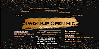 Copy of Copy of 4wdnup Open Mic, Freedom of Expression primary image
