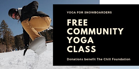 Free Yoga Class with YogiAthlete for The Chill Foundation primary image