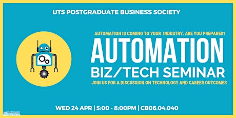 PBS Biz/Tech Seminar - Automation & Career Outcomes primary image