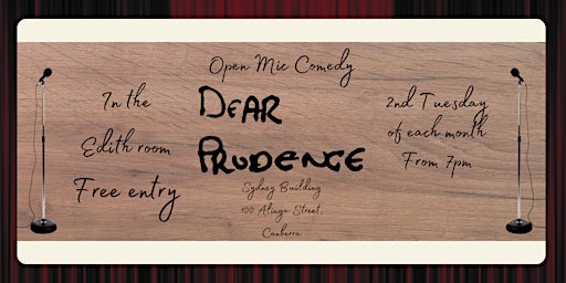Imagem principal do evento Open Mic Comedy @Dear Prudence