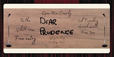 Open Mic Comedy @Dear Prudence primary image