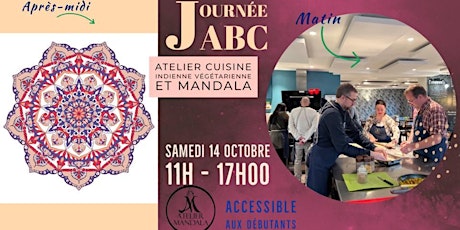 Imagem principal de Journée ABC - Atelier cuisine indienne et végétarienne + Atelier Mandala