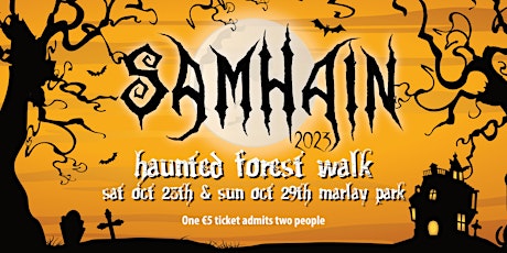 Primaire afbeelding van SAMHAIN - Saturday October 28th - 8pm