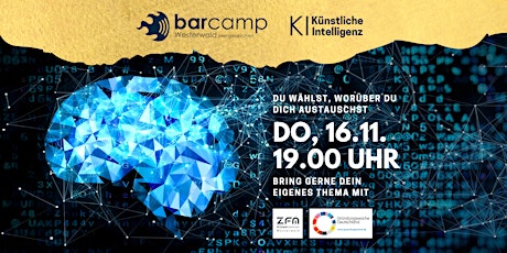 Image principale de Barcamp Westerwald - Künstliche Intelligenz