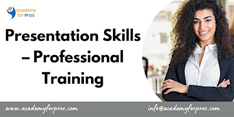Presentation Skills - Professional 1 Day Training in Barrie