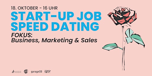 Start-up Job Speed Dating – Fokus: Business, Marketing & Sales  primärbild