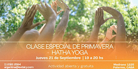 Imagem principal de Clase Especial de Primavera - Hatha Yoga