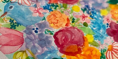Unwinding With Watercolors - Painting Class by Classpop!™  primärbild