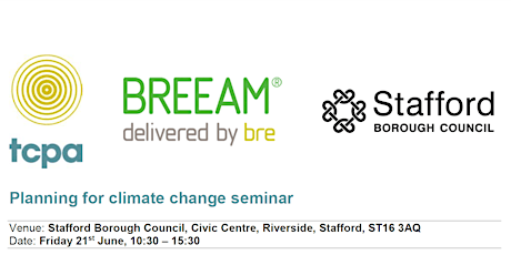 Seminar: Planning for climate change - Stafford primary image