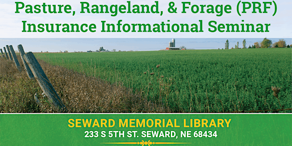 Pasture, Rangeland, Forage Insurance (PRF)