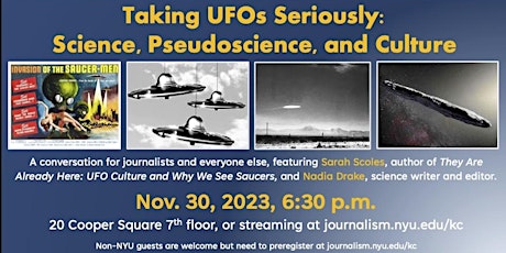Taking UFOs Seriously: Science, Pseudoscience, and Culture primary image
