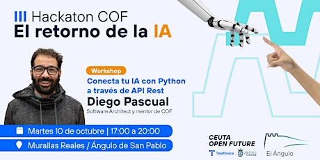 #HackatonCOF: Workshop | Conecta tu IA con Python a través de API Rest primary image