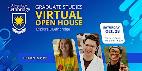 University of Lethbridge Grad Virtual Open House 2023 primary image