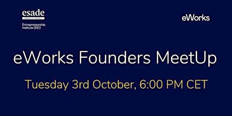 eWorks Founders Meetup - S9E01 primary image