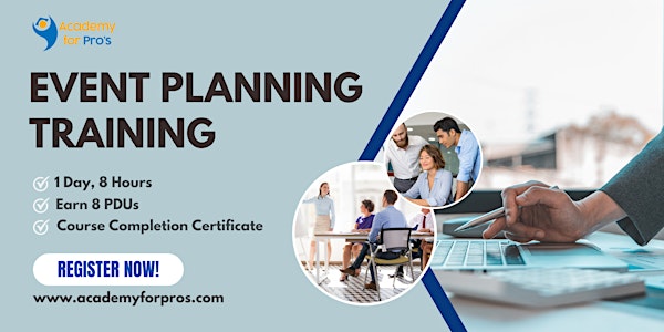 Event Planning 1 Day Training in Melbourne