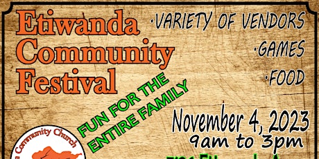 Etiwanda Community Festival primary image