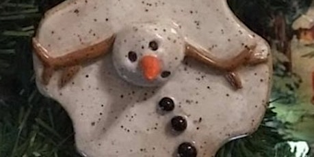Melted Clay Snowman Ornaments primary image